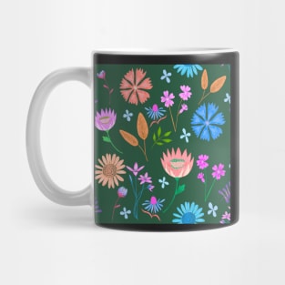 Wild flowers print Mug